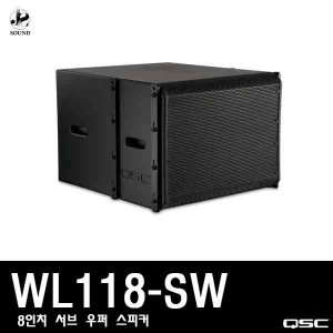 [QSC] WL118-SW (큐에스씨/행사용/스피커/매장/업소용)